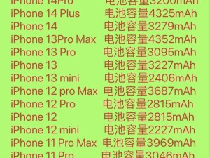 iPhone各机型参数对比（全面分析iPhone各机型的技术规格，助你做出明智选择）