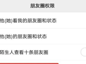 关闭朋友圈，保护个人隐私的良策（一键隐藏，尽享宁静）